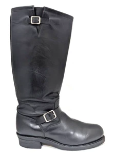 Chippewa Herren 11 E Stahlkappe Schwarz Motorrad Ingenieur Stiefel 17" Hoch 71418 USA* - Bild 1 von 12