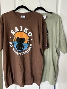 Saiko No Kenkyushitsu Graphic T-Shirt Japan Streetwear Urban Rave XL Lot Of 2 - Picture 1 of 9