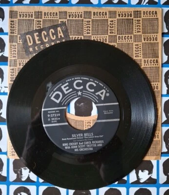 Bing Crosby & Carol Richards Silver Bells / That Christmas Feeling 1950 7" Vinyl - Image 1 of 4