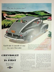 Original 1948 Chevrolet Ad: Featuring Chevrolet, take it smooth 'n' easy - Picture 1 of 2