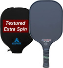 Pickleball Paddle Carbon Fiber for Spin Textured Surface USAPA Approved Graphite