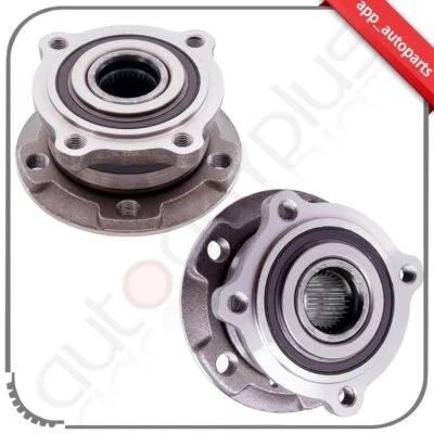 2 Pcs Front Wheel Hub Bearing Assembly Fits Bmw X5 2007-2018 X6 2008-2018 3.0L Foto 1 de 4