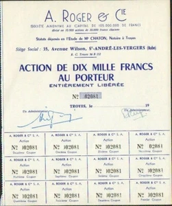 A. ROGER (ST-ANDRÉ-LES-VERGERS 61) (W) - Picture 1 of 1