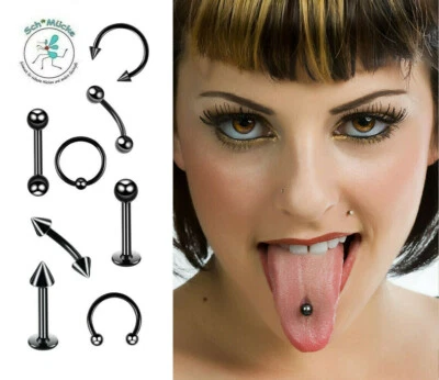 Piercing Chirurgenstahl Circular Barbell Spike Banane Labret Septum Helix Hantel - Bild 1 von 4