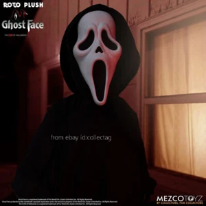 Mezco Toyz Roto Plush Ghost Face Action Figure In Stock - Picture 1 of 6