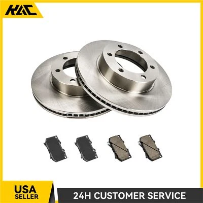 Rotores de freno de disco delanteros pastillas de cerámica 318,7 mm para Toyota Tundra Sequoia 2000-2003 Foto 1 de 4