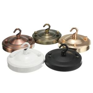 1/3 Stück Deckenrosette Haken Platte Halter Pendelleuchte Dach Scheibe Leuchte DIY - Bild 1 von 20