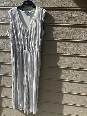 Conjunto general de rayas azul/blanco/negro para mujer Apt 9 talla XXL Foto 1 de 2