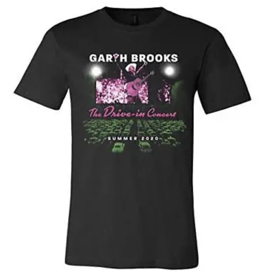 NEW Garth Brooks Official 2020 Summer Drive-In Theater, T-Shirt Black, Size M - Image 1 of 1