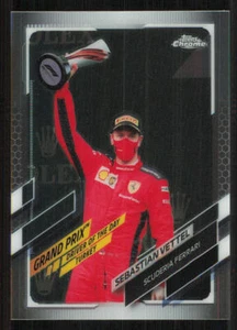 2021 Topps Chrome Formula 1 #158 Sebastian Vettel/Driver of the Day - Picture 1 of 2