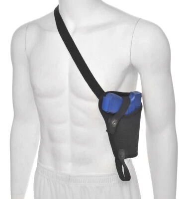 Tactical Right Hand Cross Body Pistol Shoulder Gun Holster Gun Pouch Adjustable - Image 1 of 4