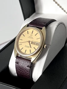 Omega Constellation Chronometer Cal.1021 Automatic Gold Dial 35mm Mens Watch - Picture 1 of 21