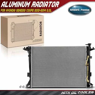 Auto Radiator w/ Trans Oil Cooler for Hyundai Genesis Coupe 2013-2014 2.0L Coupe - Image 1 of 4