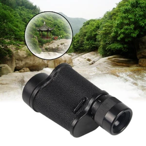 8x30 Mini Monocular Telescope Compact Portable Pocket Scope HD Military Spyglass - Picture 1 of 10