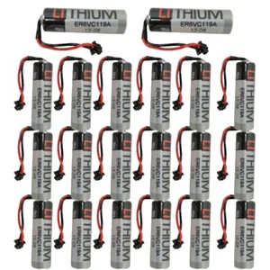 20pcs TOSHIBA ER6V 3.6V ER6VC119B ER6VC119A 3.6V PLC Battery Power with Plug NEW - Picture 1 of 4
