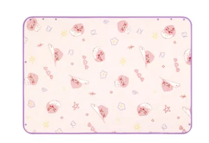 Kakao Friends Drawing Knee Blanket Apeach 120 x 80cm Warm Lightweight Fluffy - Picture 1 of 4
