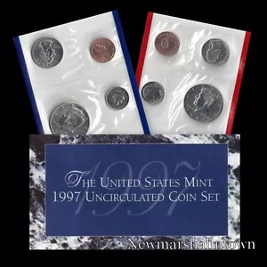 1997 P+D U.S. Mint Set ~ Kennedy Washington Roosevelt Jefferson Lincoln US Coins - Picture 1 of 1