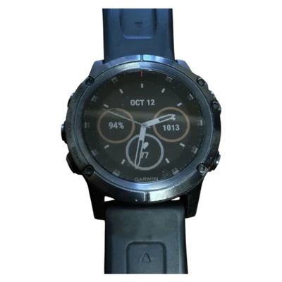 Garmin fenix 5X Plus Smartwatch GPS Frequenza Cardiaca Impermeabile Usato - Immagine 1 di 4