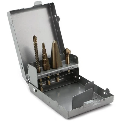 Yato® HSS Metall- Bohrer Set HEX Sechskant- Aufnahme Fräs- Stufen- Kegel- Bohrer - Bild 1 von 4