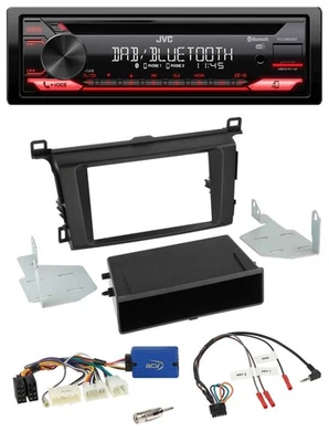JVC CD DAB USB Bluetooth Lenkrad Autoradio für Toyota RAV-4 ab 2013 - Bild 1 von 4