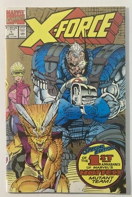 X-Force #1 2nd Print Gold Cover (1991, Marvel Comics) VF/NM - Image 1 of 4