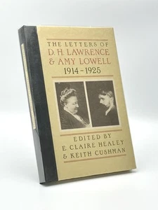D H LAWRENCE / Letters of D.H Lawrence & Amy Lowell 1914-1925 1st Edition 1985 - Picture 1 of 2
