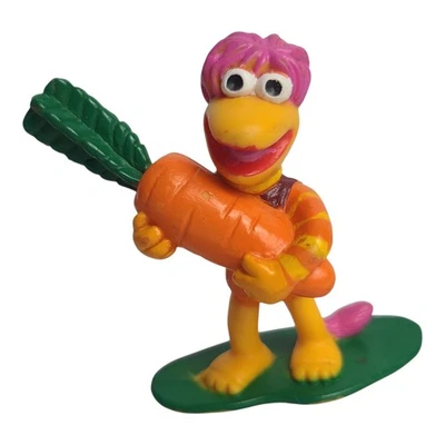 Figura de PVC Fraggle Rock Gobo de colección con zanahoria Henson Productions 1988 juguete Foto 1 de 4