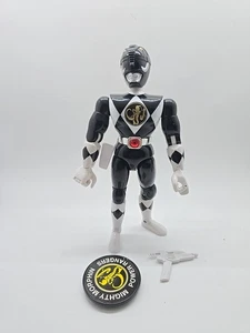 MIghty Morphin Power Rangers Black Ranger Karate Action 8" Bandai 1994 - Bild 1 von 2