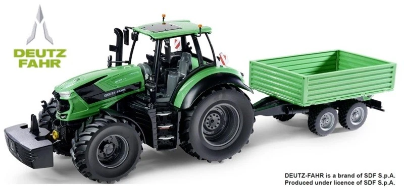 Carson 500907705 - 1:16 Deutz-Traktor 8280 TTV mit Hänger 100% RTR - Neu - Bild 1 von 1