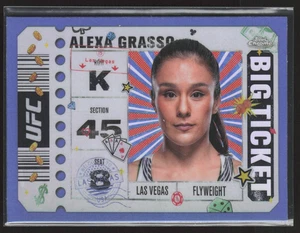 2025 TOPPS CROMO ALEXA GRASSO BIG TICKET SP INSERTO RIFRATTORE - Foto 1 di 2