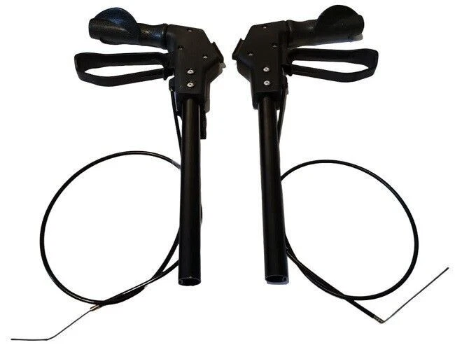 Haltegriffe BREMSE Doppelpack Rollator Magnum/ Antar / Fabacare inkl. Bowdenzüge