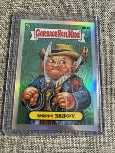 2024 Topps Garbage Pail Kids Chrome 7 SNIPPY SKIPPY #AN-4c Refractor C Name GPK - Picture 1 of 2