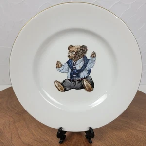 Ralph Lauren Polo Bear Wedgwood Teller 7,75" weiß Bone China Porzellan 1992 - Bild 1 von 13