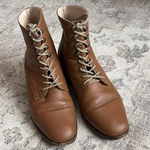 Christy Dawn The Dawn Boot Canyon Leather Size 7. Vintage Style Ankle Boot.  - Picture 1 of 9