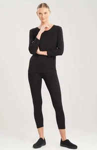 NATORI Feathers Element Ecovero Viscose Long Sleeve Top T-Shirt Tee Saks XL $98 - Picture 1 of 8