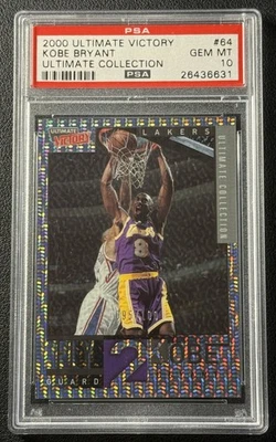 POP 4 KOBE BRYANT PSA 10 2000-01 UPPER DECK ULTIMATE VICTORY #64 COLL FLY 95/100 - Image 1 of 2
