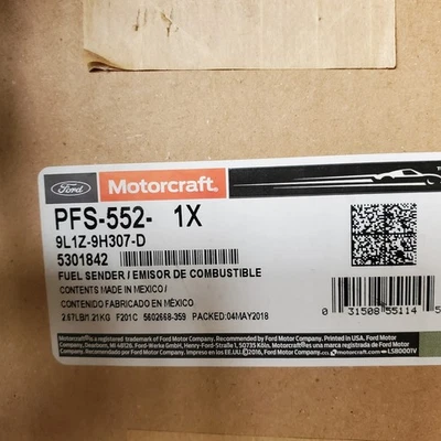 Conjunto de bomba de combustible Ford MOTORCRAFT para Expedition y Lincoln Navigator NUEVO Foto 1 de 4