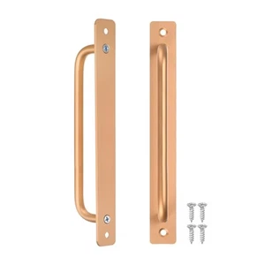 2-Pack Barn Door Handles 7.56Inch/192mm Hole Center Aluminium Alloy Gate Hand... - Picture 1 of 6