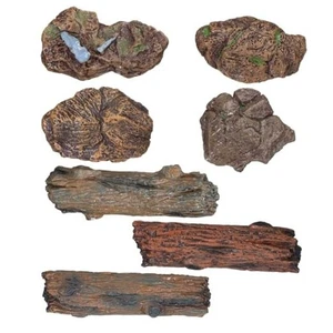 21 Stück Künstlicher Baumstumpf Mini Garten Figuren Stümpfe Ornamente Miniatur - Bild 1 von 7