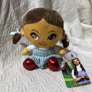 Peluche Mago di Oz Dorothy Gale bambola seduta 7'' - Foto 1 di 5