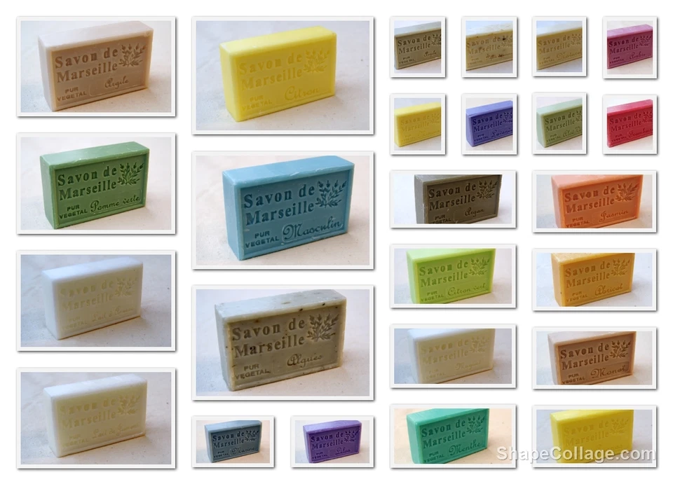 Savon de Marseille, 125gr Pur Vegetal Varie Profumazioni - Imagen 1 de 1