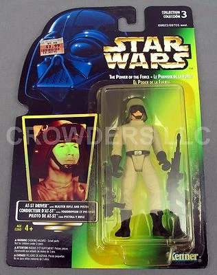 Star Wars Poder de la Fuerza AT-ST Driver Raro Holograma Canadá Tarjetero Nuevo en Paquete '96 Foto 1 de 3