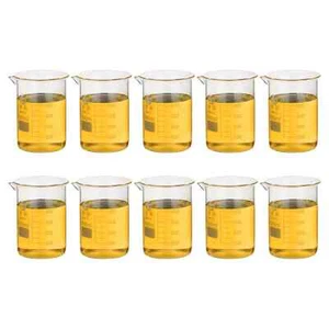 10Pcs 500ml 3.3 Borosilicate Glass Graduated Low Measuring Cup with Spout Clear - Picture 1 of 8