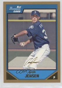 2007 Bowman Prospects Gold Aaron Jensen #BP61