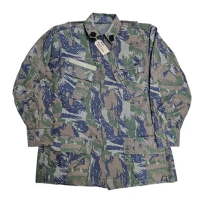 Original Brazilian Airforce Woodland Lizard Print Camo Ripstop Combat Shirt #20 - Bild 1 von 9