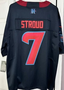 Maglia Small CJ Stroud #7 Vapor FUSE Navy Alt Elite Qualità Houston Texans - Foto 1 di 11