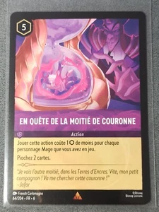 Carte LORCANA FR - Chapitre 6 64/204 En quête de la moiti  -  Rare non Foil Neuf - Picture 1 of 2