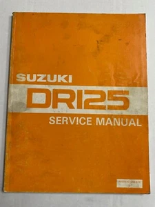 Genuine Suzuki DR125  Workshop Service Manual Book 99500-41000-01E - Picture 1 of 4