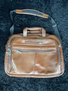 McKlein, borsa per laptop in pelle 17 pollici, marrone cammello, - Foto 1 di 9
