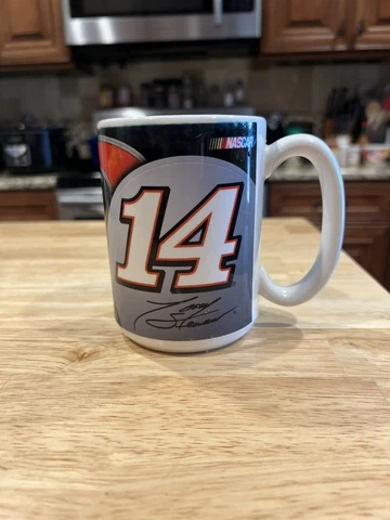 TONY STEWART #14 BASS PRO NASCAR MOBIL ONE CUP MUG RARE USA MADE Cover